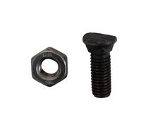 Bullone testa ovale M10x30 con dado confezione da 50 pezzi