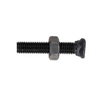 Bullone testa ovale M10x55 con dado confezione da 25 pezzi