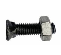 Bullone testa ovale M10x60 con dado confezione da 25 pezzi