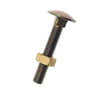 BULLONE TESTA TONDA 6x50 OTTONE Pz.5 DIN603 GEMAC (Cf 5) [FRIULSIDER ]