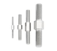 bulloni a doppia testa, Bulloni a testa doppia in acciaio inossidabile 304 con filettatura sinistra/destra, M3, M4, M5, M6, M8, M10, M12, M14, M16, misure multiple, confezione da 21(80mm,M12-1PCS)