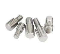 Bulloni a doppia testa filettati in acciaio Vite riduttore in acciaio inossidabile 304 con doppia testa, varie dimensioni(M5x15 - M8x15)