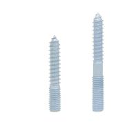 Bulloni a due teste autoattaccanti Viti autofilettanti a doppia testa M6/M8 in acciaio al carbonio esagonale/non esagonale, confezione da 30 misure multiple (30 pezzi non esagonali, M8X40MM)