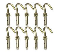 Bulloni a espansione, bulloni di ancoraggio, Expansion Bolts Anchor Bolts Open Expansion Hook Bolts Multiple Sizes Pack of 5(M6/10 Pieces)