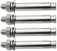 Bulloni a espansione, bulloni di ancoraggio, Expansion Bolts Stainless Steel M10 Multiple Sizes Pack Of 4(M10*150/4 Pieces)