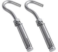 Bulloni a espansione, bulloni di ancoraggio, Pack Of 5 M6 304 Stainless Steel Open Cup Hook Expansion Anchor Bolts