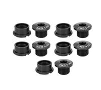 Bulloni a Manovella in Lega di Alluminio 7075, 8x4mm, Antiruggine, Set da 5 Coppie con Dadi, per Bicicletta