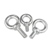 Bulloni a occhiello a vite Bulloni con occhiello M6 M8 M10 M12 M14 M16 M18 M20 gancio ad anello tondo zincato(M8x40mm-2pcs)