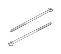 Bulloni a occhiello di sollevamento 4 pezzi M6 M8 M10 M12 | 304 Acciaio Inossidabile Macchinario Spalla Oscillante Bullone Sollevamento Anello Occhiolo(M12 x 60mm)