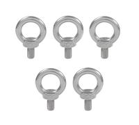Bulloni a occhiello di sollevamento in acciaio inossidabile da 5 pezzi M8 Bulloni a forma di anello Filettatura maschio Vite ad anello Hardware(M8x25mm)