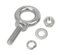 Bulloni a occhiello in acciaio inossidabile 1 pz M14 a M30 Dadi a occhiello di sollevamento Set di golfari con anello a vite esteso in acciaio inossidabile 304 con dadi(M22x36mm)