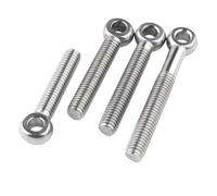 Bulloni a occhiello in acciaio inossidabile 1 pz M22 100-200mm 304 Viti a occhiello for sollevamento a spalla for macchinari Bulloni O Ring Testa for asse Bullone a occhiello(M22x180mm)