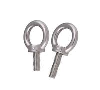 Bulloni a occhiello per sollevamento, Bulloni a occhiello di sollevamento marino in acciaio inossidabile 304, filettatura M3-M24, 9-150 mm(M12 (1pcs),150mm)