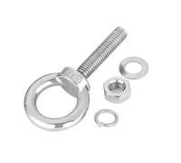 Bulloni a occhiello per sollevamento, Set di golfari di sollevamento in acciaio inossidabile 304 M10-M30 con rondella dado marina(M14x200mm 1set)