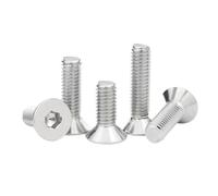 bulloni a testa a sei angoli all'interno della tes Confezione da 50 viti a testa svasata con esagono incassato in acciaio inossidabile 304 A2 M2-M2,5, filettatura 3 a 40 mm(22mm,M2.5(50pcs))