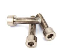 Bulloni a testa cilindrica a brugola con esagono incassato esagonale in titanio puro M1.6 M2 M2.5 M3 M4 M5, 10 pezzi, M5x30