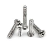 Bulloni a testa cilindrica a croce in acciaio inox M2 M2.5 M3 M3.5 M4 M5 M6 M8 lungo GB818 304 a croce rotonda Phillips Pan Head Bolt 70 mm M3 10 pezzi