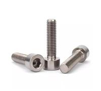 Bulloni a testa esagonale in lega di titanio M6 M8 M10 TA2(M6x50mm 5pcs)