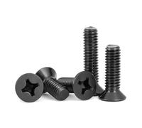 Bulloni a testa esagonale, Viti a testa svasata Phillips Bulloni 8.8 e 304 SS M3/M4 0.5/0.7mm 3-40mm Confezione da 1525(M3x6mm(110PCS))