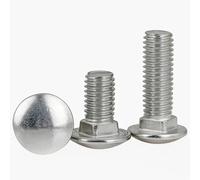 Bulloni a testa quadra con a tazza in acciaio inossidabile 304(M10 (2Pcs),30mm)