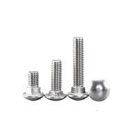 Bulloni a testa semitonda con collo quadrato in acciaio inossidabile GB12, lunghezza 12-100 mm, M6, M8, M10, M12, 3-50 pezzi(M10x90-5Pcs)