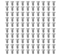 Bulloni a testa svasata piatta M3 x 6 mm, viti per macchine, 100 pezzi