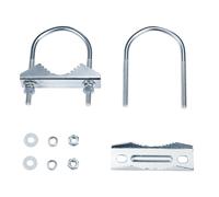 Bulloni a U Forma Clip Morsetto 2 Pezzi Antenna Codice Resistente Metallo (Iron