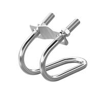 Bulloni a U in acciaio inossidabile, Morsetto a U doppio a 4 vie in acciaio inossidabile 304 con deflettore e dadi M6 multi-misura for l'agricoltura(M6*76 * 32)