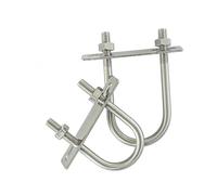 Bulloni A U Morsetto for tubi a forma di U Clip a con raccordo in acciaio inossidabile 304 dado deflettore Combinazione Bullone fibbia a Vite a(M6x45x65mm 2set)