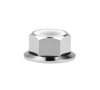 Bulloni a vite con Dado Flangiato con passo M14 da 1,5mm in Titanio per Dadi di Bloccaggio in Nylon con Flangia per Bicicletta da Moto, Titanio, Pitch M14 da 1,5mm