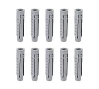 Bulloni a vite di espansione, Tasselli da muro Confezione 100 10x50mm Ancoraggio for calcestruzzo Grigio for viti 6-8mm
