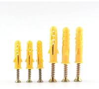 Bulloni ad espansione, 10 pezzi, vite di espansione fissaggio in plastica ancoraggio a parete tubo in bullone in nylon in(M8X40mm)