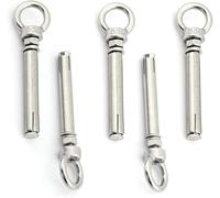 Bulloni ad espansione, 2 PZ, Viti Autofilettanti, M8 M6 Vite ad Espansione in Acciaio Inossidabile 304 Bullone Golfare for Gancio for Altalena Anello for Esterno Domestico(M8x60mm)