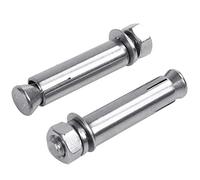 Bulloni ad espansione, 3 pezzi, bulloni ad espansione, viti in mattoni di cemento, ancoraggio a gancio(M8x80mm)