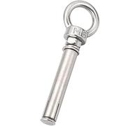 Bulloni ad espansione, ancoraggio, 2 pezzi, viti for muratura for muro di mattoni Bullone di sollevamento M12 in acciaio inossidabile 304 con vite Anello tondo Rondella dado a gancio for appendere ogg