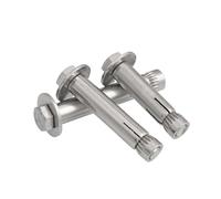 Bulloni ad espansione esagonali, Bullone esagonale in acciaio inossidabile con ancoraggio ad espansione, manicotto a caduta, dimensioni multiple, confezione da 2(M8x60 Pack 30)