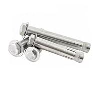 Bulloni ad espansione esagonali, Bulloni ad espansione esagonali esterni Ancoraggio for calcestruzzo con manicotto in acciaio inossidabile 304 M6-M12(65mm,M6-1PCS)