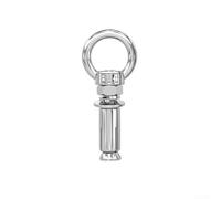 Bulloni ad espansione in acciaio inossidabile 304 con anelli e tasselli da parete, viti ad occhiello filettate 6/8/10 mm per un fissaggio sicuro in strutture in calcestruzzo (M8 x 50)