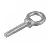 Bulloni ad occhiello 1/2/3/5 pezzi in acciaio al carbonio zincato bianco Bullone ad occhiello di sollevamento Bullone ad anello tondo Bullone a gancio Vite di fissaggio(M16x28mm 1pcs)