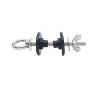 Bulloni ad Occhiello | Bullone Ad Occhio Resistente In Acciaio Inox Con Dado | Accessori Scaffale Per Installazione Scissione Flussaggio Parete Alimentazione Meccanica