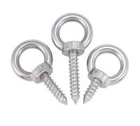 Bulloni ad occhiello, bullone di sollevamento, con, bulloni anello in acciaio inossidabile, M4~M12 Viti 304 autofilettanti in Occhiello pecora Vite tonda Dado Anello tondo(M12*50mm)