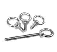Bulloni ad occhiello di sollevamento in acciaio inossidabile SS304 di alta qualità con dado - Misure metriche da M3 a M20 for applicazioni di sollevamento sicure(10 M4 x 60mm)