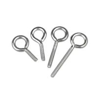 Bulloni ad occhiello in acciaio inossidabile Bullone ad occhiello M4 M5 M6 M8 M10 Gancio ad anello Vite ad anello sospesa(100mm,M5 3pcs)