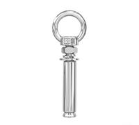 Bulloni ad occhiello in acciaio inossidabile con anelli, Ancoraggi da parete resistenti per fissaggio in muratura, Dadi di espansione in calcestruzzo, ganci resistenti, Filettatura lunga per elementi