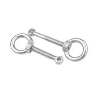 Bulloni ad occhiello in acciaio inossidabile M5 M6 M8 M10 M12 M14 M16 M18 M20 Set di collegamenti ad anello con occhiello in acciaio inossidabile 304 2 pezzi(M10x70mm)
