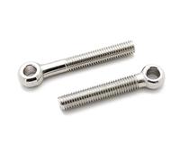 Bulloni ad occhiello in acciaio inossidabile M8 304, confezione da 10-20, vite a occhio di pesce con foro for nodo scorrevole for sollevamento e sospensione(M8*100 (10 pcs))