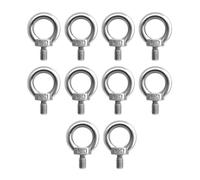 Bulloni ad occhiello M4 da 10 pezzi Bullone ad anello di sollevamento in acciaio inossidabile 304 for attrezzature di sollevamento di ingegneria(M4x25mm)