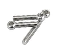 Bulloni ad occhiello per sollevamento, GB798 304 Anello in acciaio inossidabile Bullone di collegamento Fisheye Slip Hole Vite M5-M16 5/2/1 Pz(M12x40 2pcs)