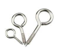 Bulloni ad Occhiello Viti a gancio autofilettanti, ganci ad occhiello grandi e resistenti, 30/20/10 pezzi, viti for legno, bulloni(Color 2,NO.4 30pcs)