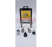 BULLONI ANTIFURTO FARAD LOCKY CONICO M12x1.25 L=31mm + 2 Chiavi Antifurto